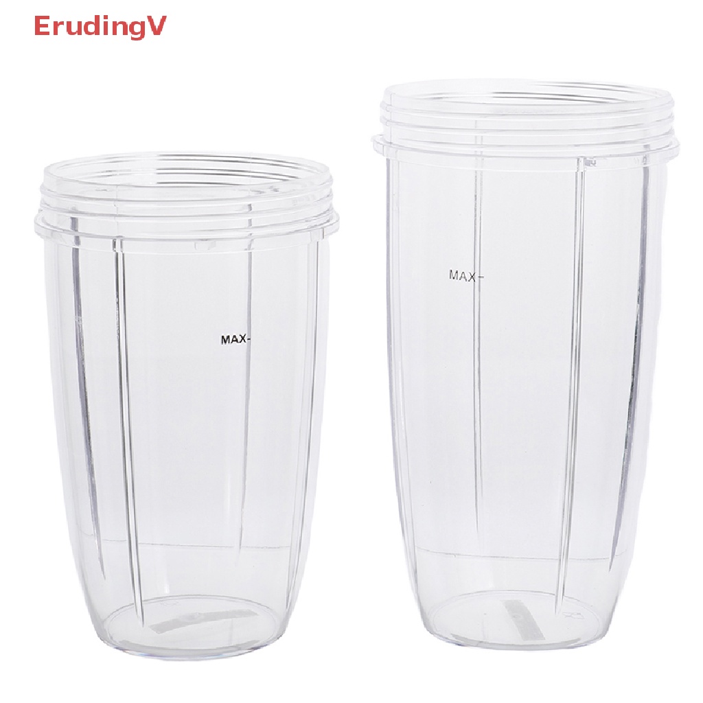 Cốc Ép Nước Trong Suốt Thay Thế Cho Máy Xay Sinh Tố NutriBullet Nutri 18 / 24 / 32OZ