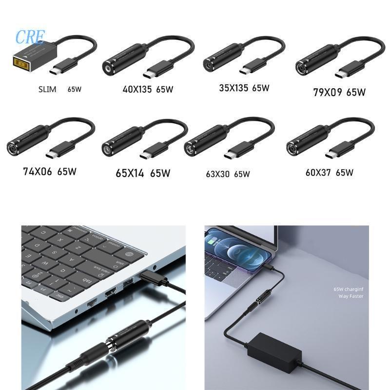 Dây Cáp Sạc Chuyển Đổi Nguồn DC6.0x3.7mm / 6.3x3.0mm Sang Type-C Chuyên Dụng