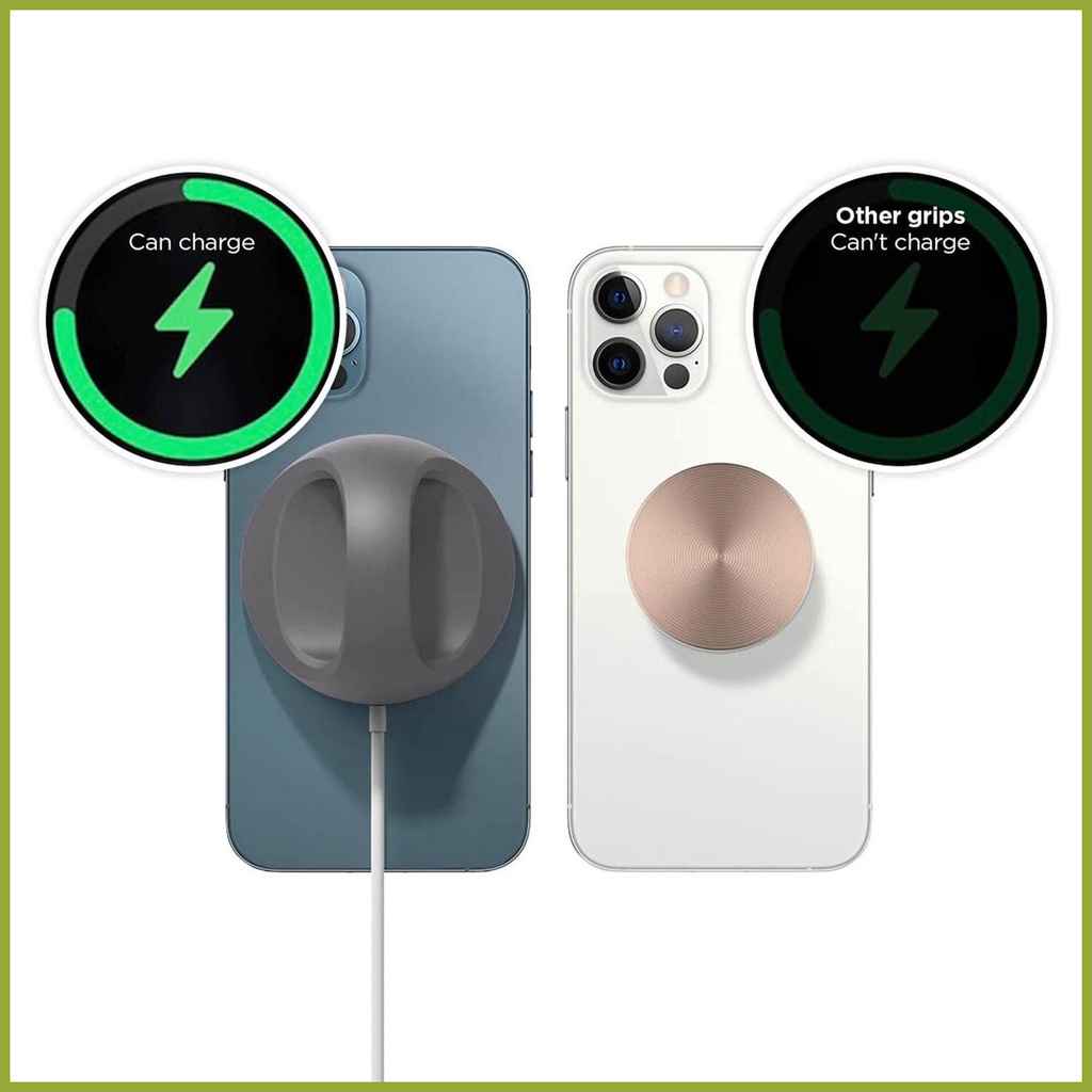 Nhẫn Đỡ Điện Thoại Bằng Silicon Có Nam Châm Cho MagSafe