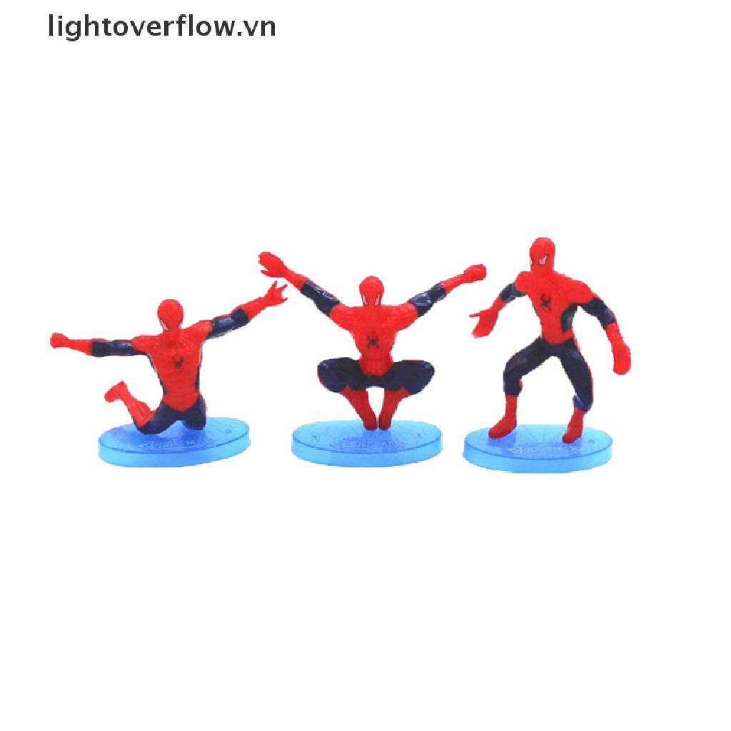 Set 7 Nhân Vật Disney Avengers Trang Trí Bánh Kem Cho Bé Trai