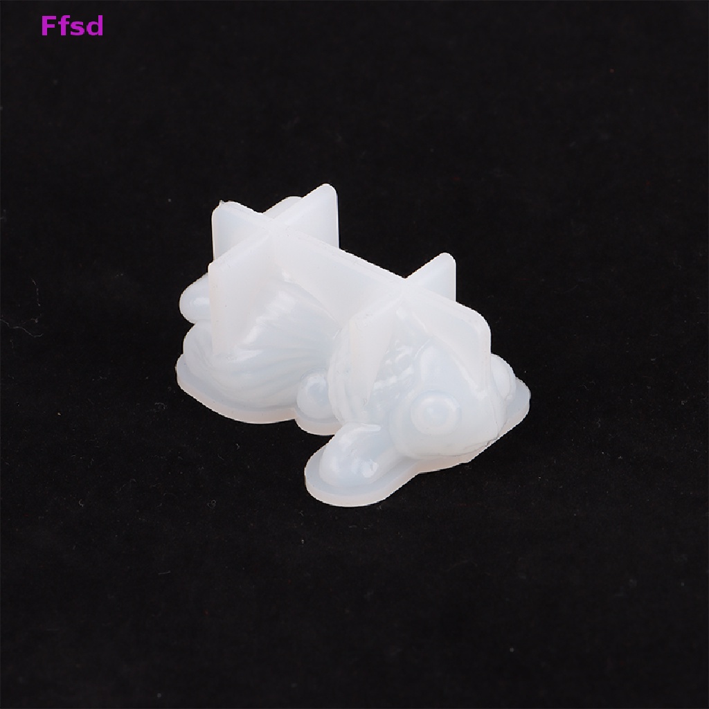 Bộ 2 Khuôn Silicone Hình Cá Vàng 3D Làm Trang Sức DIY