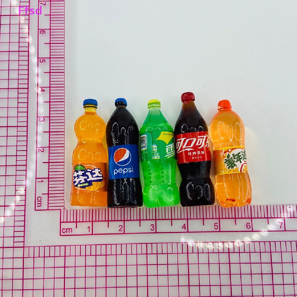 Bộ 5 Mô Hình Đồ Uống Mini Tự Trang Trí Ốp Điện Thoại