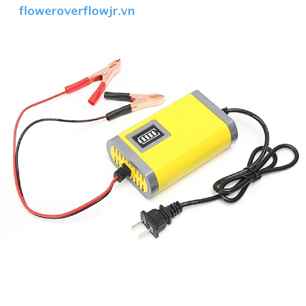 Bộ Sạc Thông Minh Tự Động 12V 2A Cho Xe Hơi Xe Tải