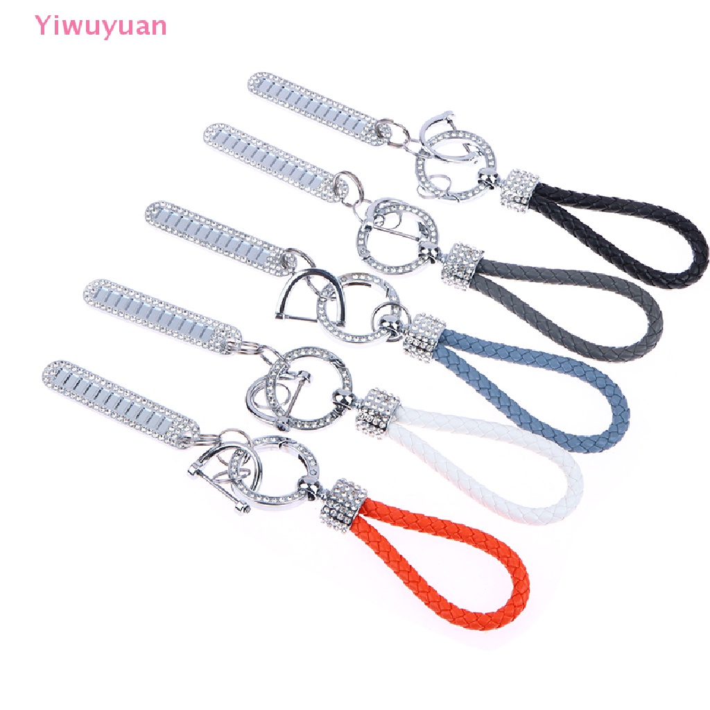 (MớI) Móc KhóA ĐíNh Kim Cương Giả MàU Đỏ Cho Xe Hơi