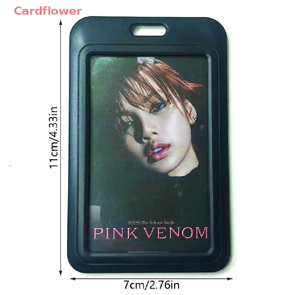 < Cardflower > Ví Đựng Thẻ Ảnh Nhóm Nhạc Kpop Black Series Mới Bảo Vệ Bảo Vệ Cho Văn Phòng Phẩm
