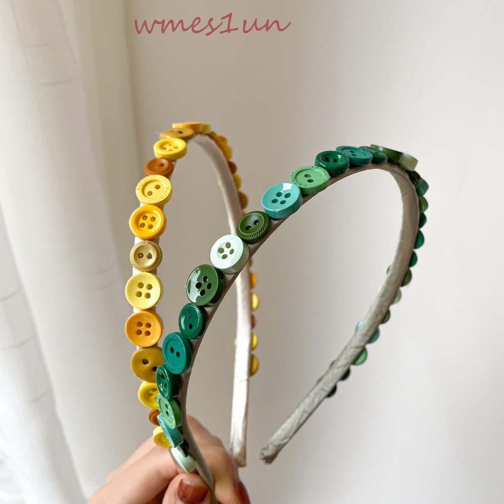 Băng Đô Cài Tóc Bằng Nhựa Màu Sắc Ngọt Ngào WMES15H Thời Trang Cho Nữ