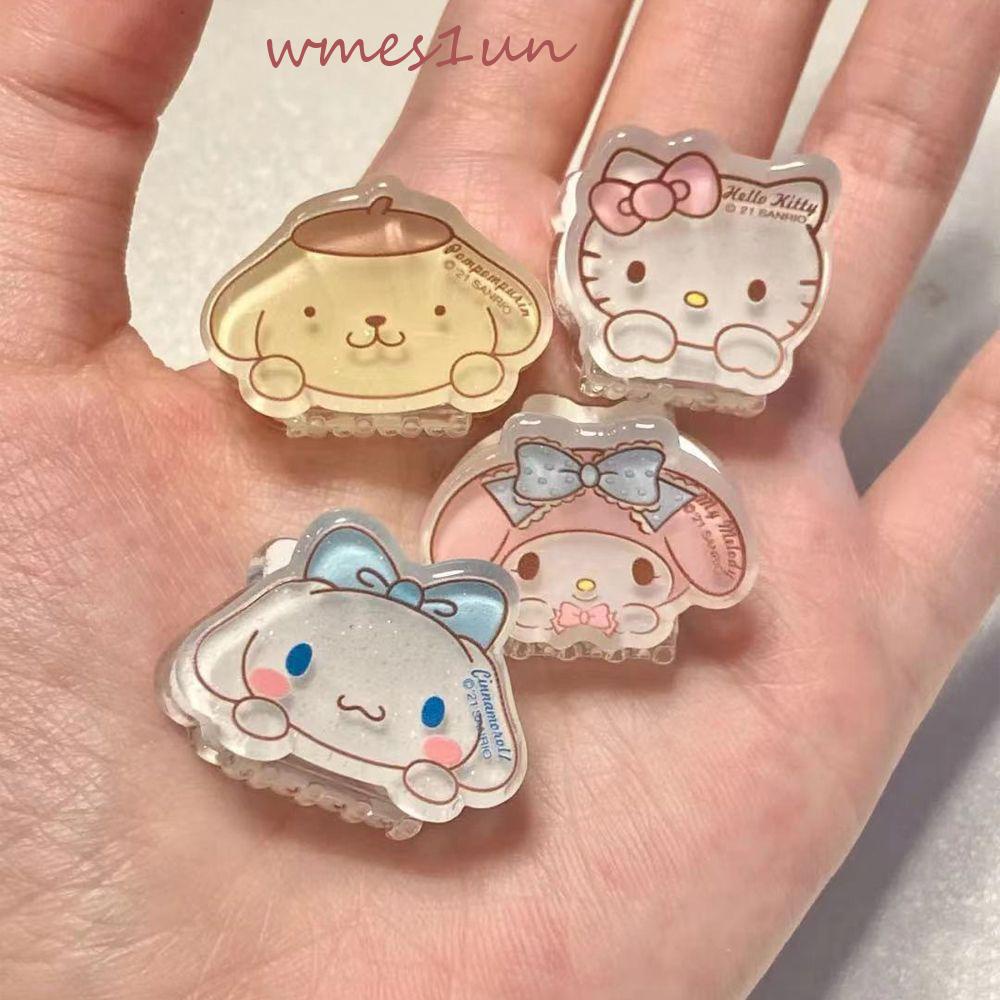 Kẹp Tóc Móng Vuốt Mèo Kuromi Kitty Melody Cinnamoroll 15H Ngọt Ngào Cho Nữ Giá Đỡ