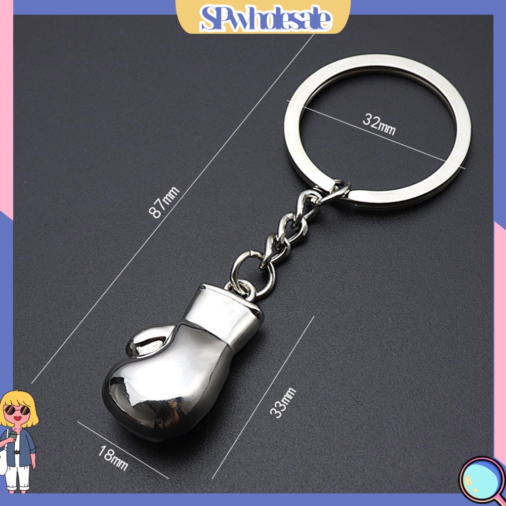 <SPwholesale> 2 Móc Khóa Hình Găng Tay Boxing Mini Độ Cứng Cao