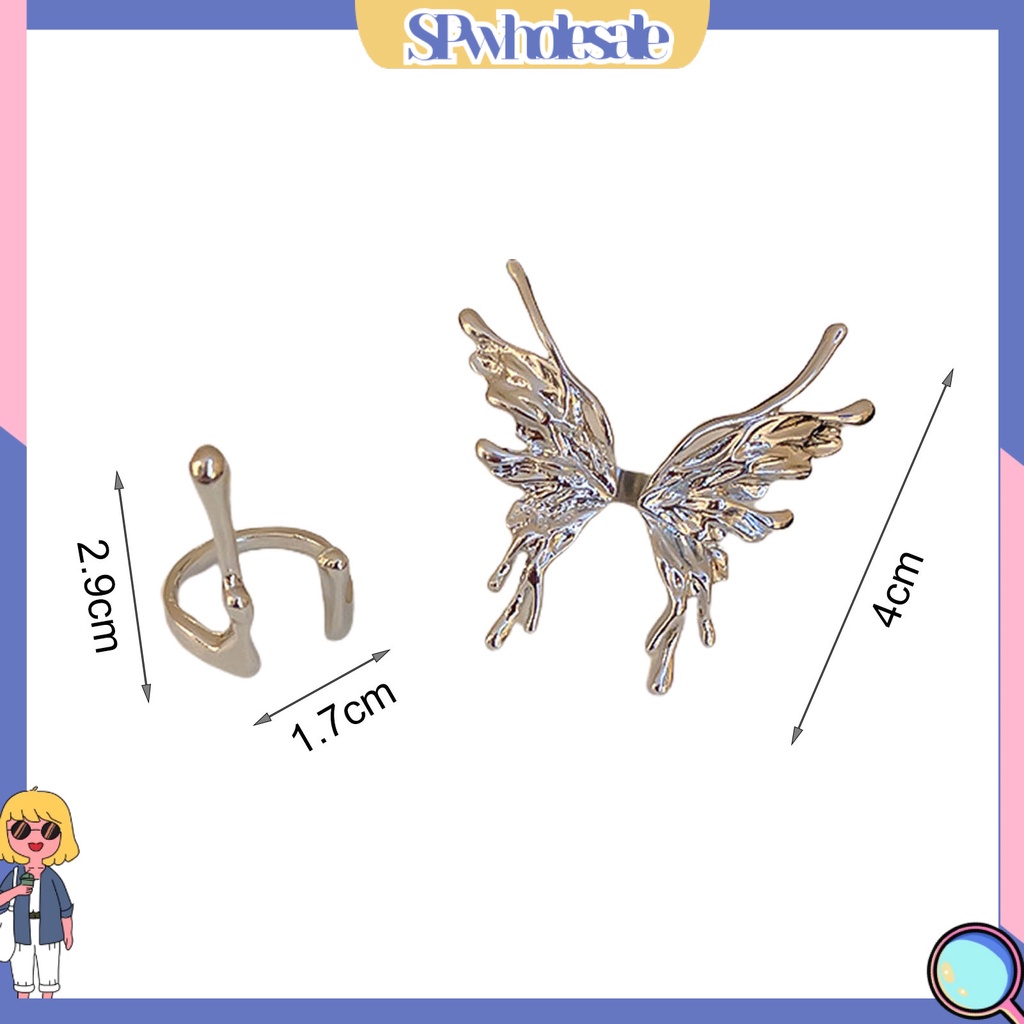 <SPwholesale> Nhẫn Hở Hình Bướm / Bướm Có Thể Điều Chỉnh Kích Thước Cho Nữ