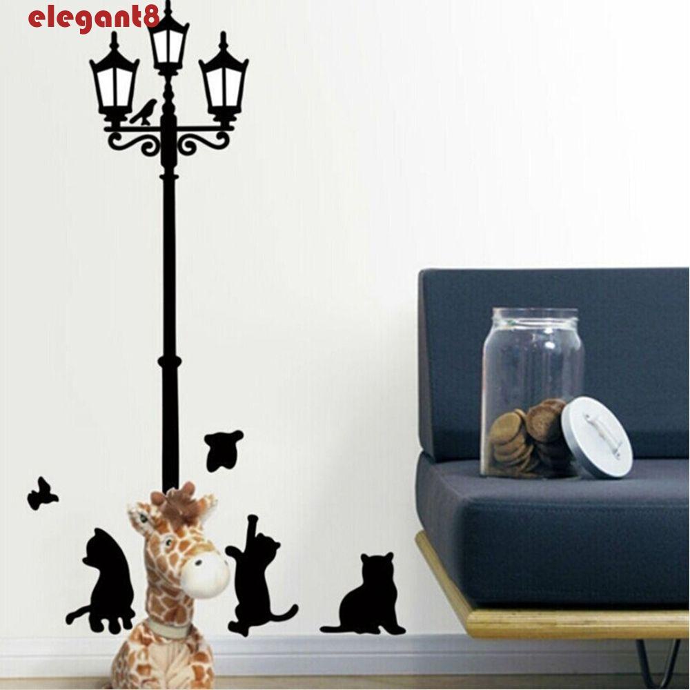 Sticker Dán Tường Tự Dính Bằng PVC Hình Động Vật Hoạt Hình Dễ Thương