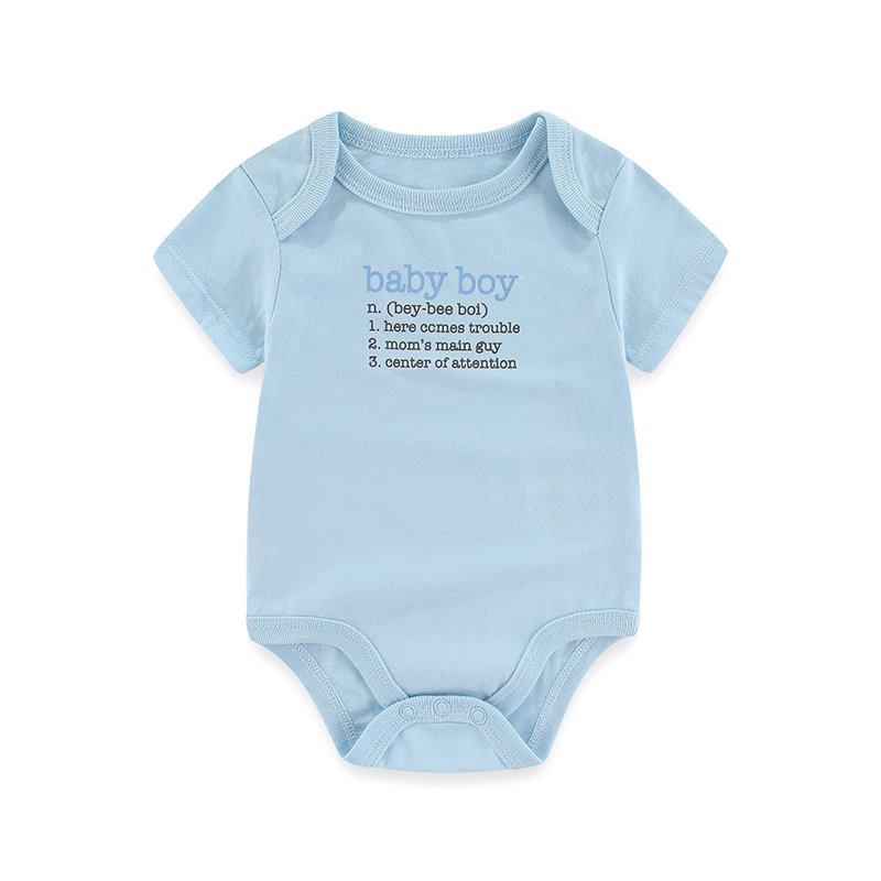 1 Bộ Bodysuit Một Mảnh Vải Cotton Mềm Mại Thời Trang Mùa Hè Cho Bé Sơ Sinh