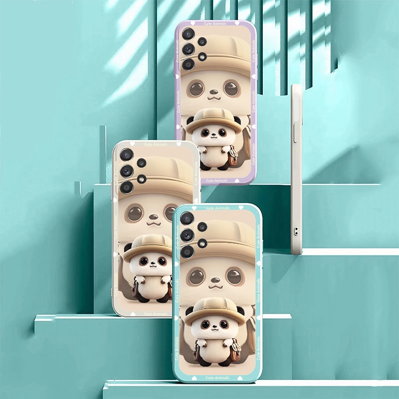 Ốp Điện Thoại Tpu Mềm Hình Gấu Trúc Cho Samsung Galaxy A53 A33 5G Note 10 Lite 10 Plus Note 20 20 Ultra M23 A23 A13 4G 5G