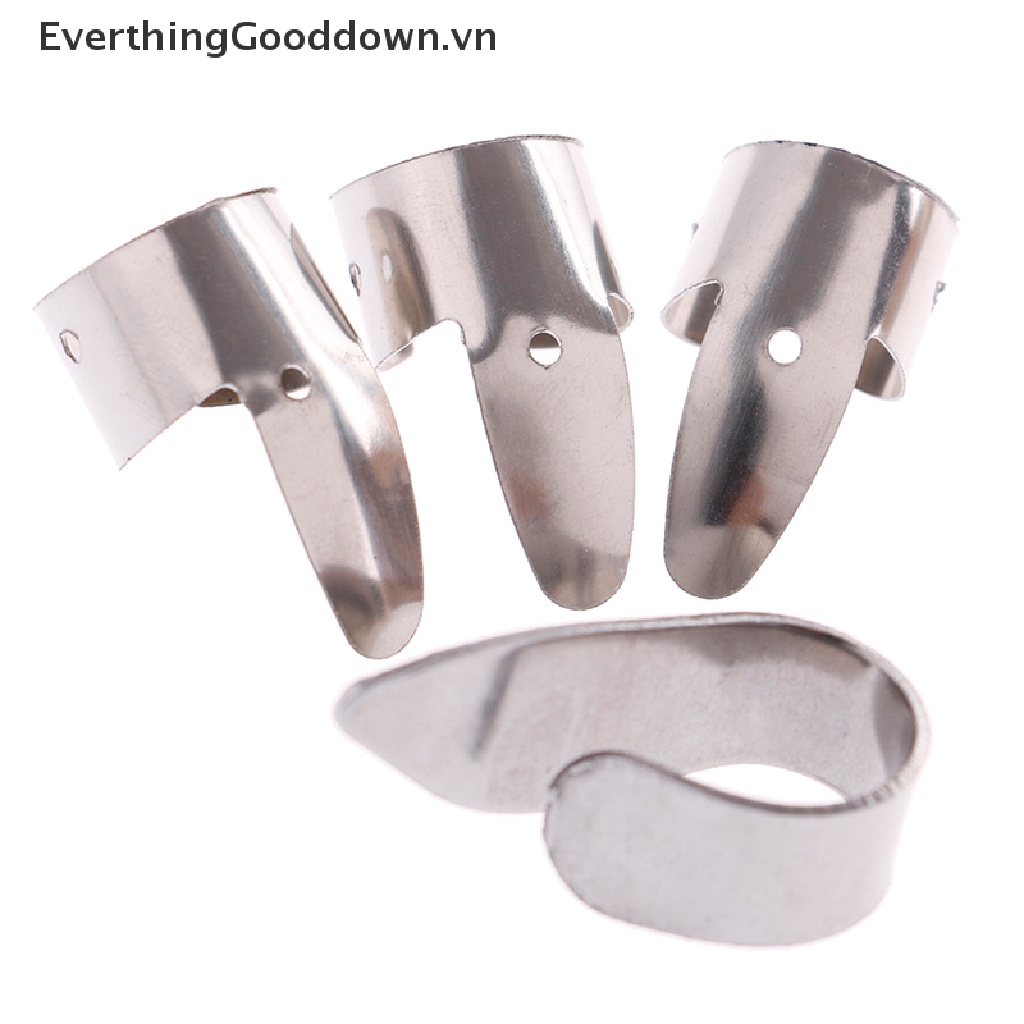 Everthingood Set 4 Miếng Gảy Đàn Guitar Bằng Kim Loại