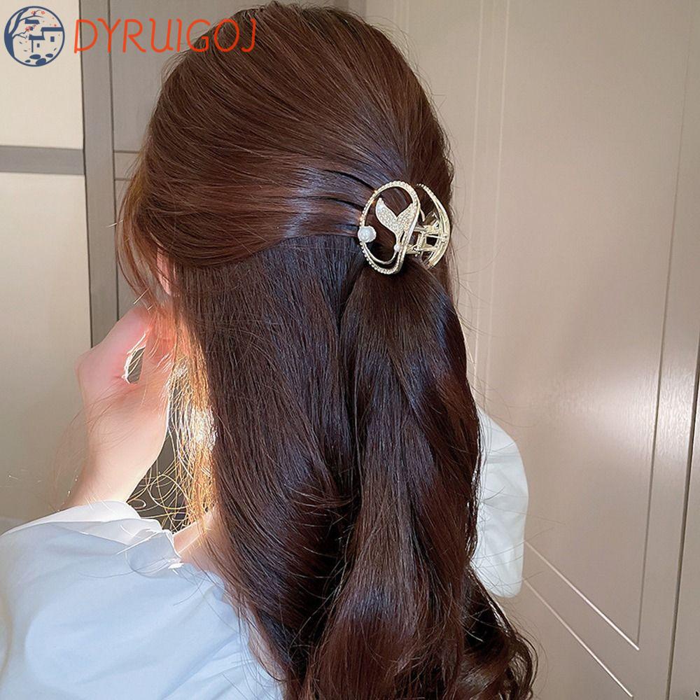 Kẹp Tóc Hình Hoa / Bướm Bằng Hợp Kim Phong Cách Hàn Quốc Cho Nữ