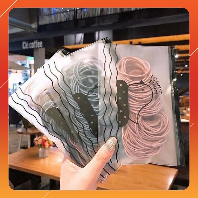 Set 100 dây thun cột tóc siêu dai siêu rẻ