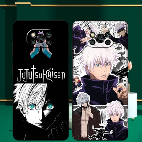 Ốp Điện Thoại TPU Mềm Chống Rơi In Hình Anime Cho Xiaomi Poco X3 NFC Pro CE16 Jujutsu Kaisen Gojo Satoru
