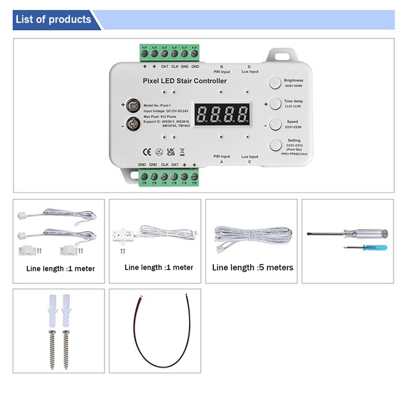 Bộ Điều Khiển Đèn Cảm Ứng Cơ Thể Người Điều Khiển Ánh Sáng Nhiều Màu Sắc