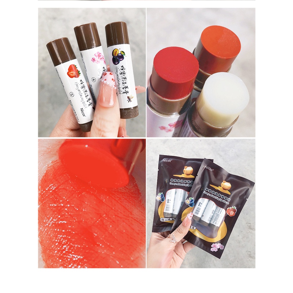 Son Môi Dưỡng Ẩm Son Môi Mật Ong Dưỡng Ẩm Son Môi Set Son Môi Son Môi Có Màu JULYSTAR