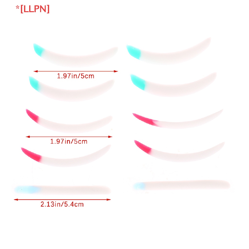 Set 5 Cặp Đệm Silicone Tái Tạo Lông Mi Trang Điểm