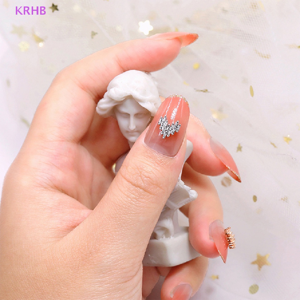 Set 10 Hạt Cườm 3D Lấp Lánh Dùng Trang Trí Móng Nghệ Thuật DIY Mới