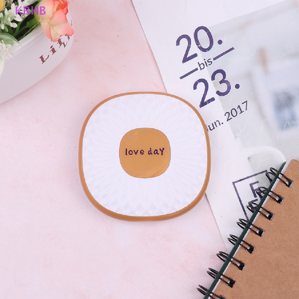 Gương Trang Điểm Phóng Đại Mini Hai Túi Gấp Được KRHB