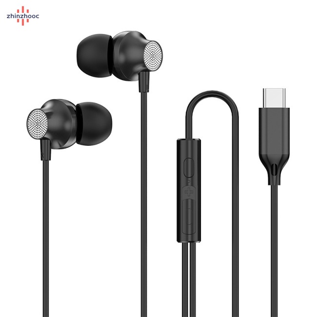 Tai Nghe Thể Thao Nhét Tai Cổng Type c Âm Trầm Cho MP3 Điện Thoại