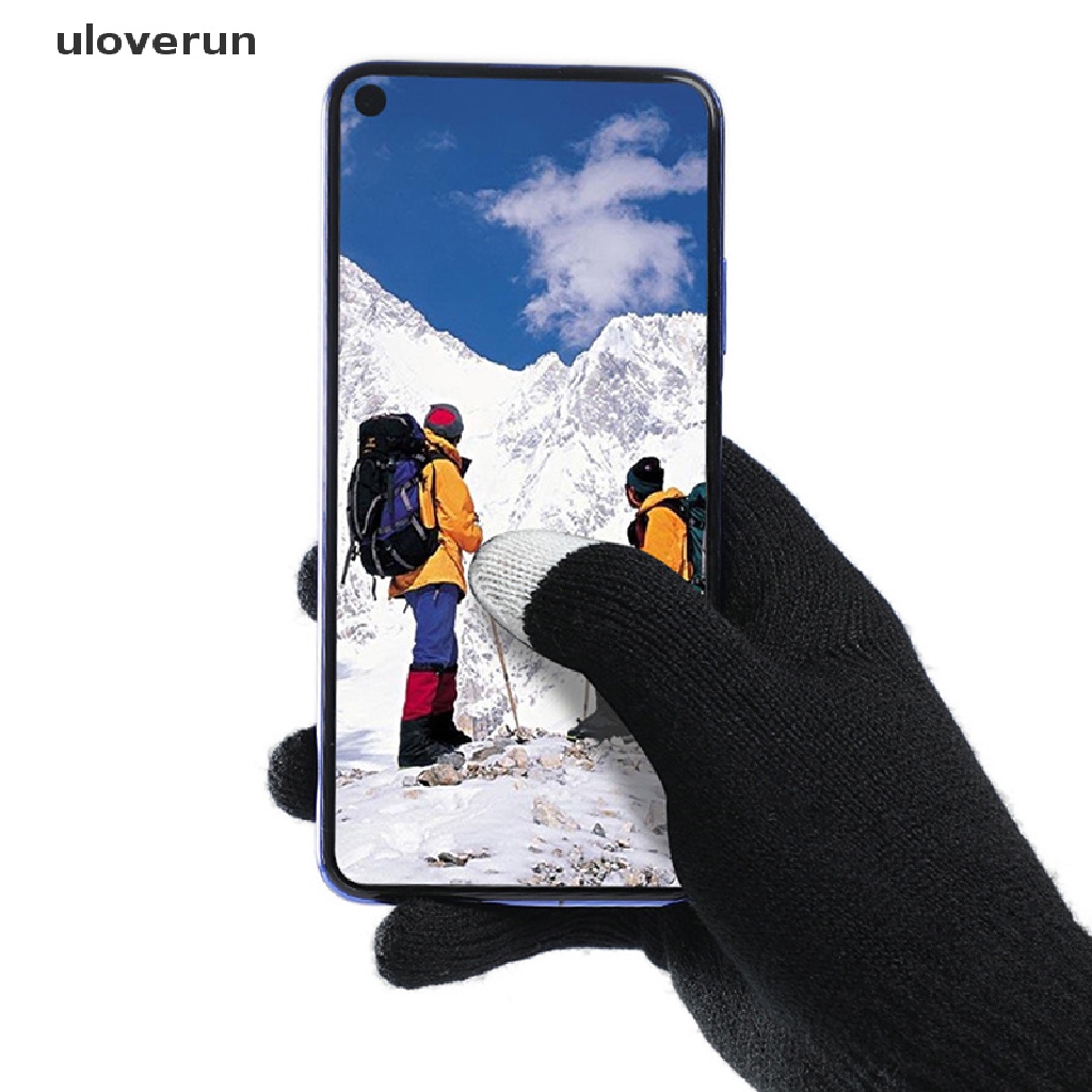 Găng Tay Dệt Kim Cao Cấp Màu Trơn Thời Trang Thu Đông Cho Nam