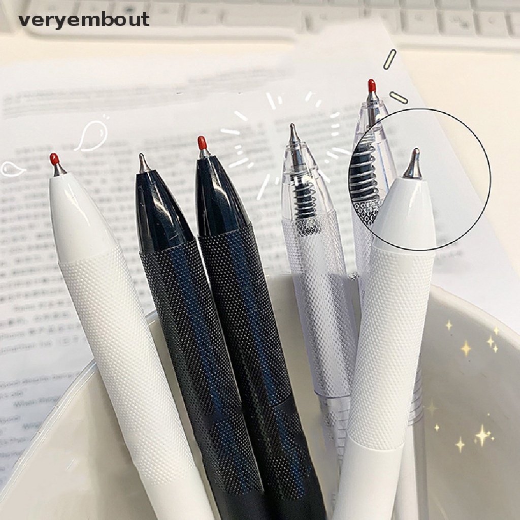 Set 6 Bút Bi Mực Đen Ngòi 0.5mm