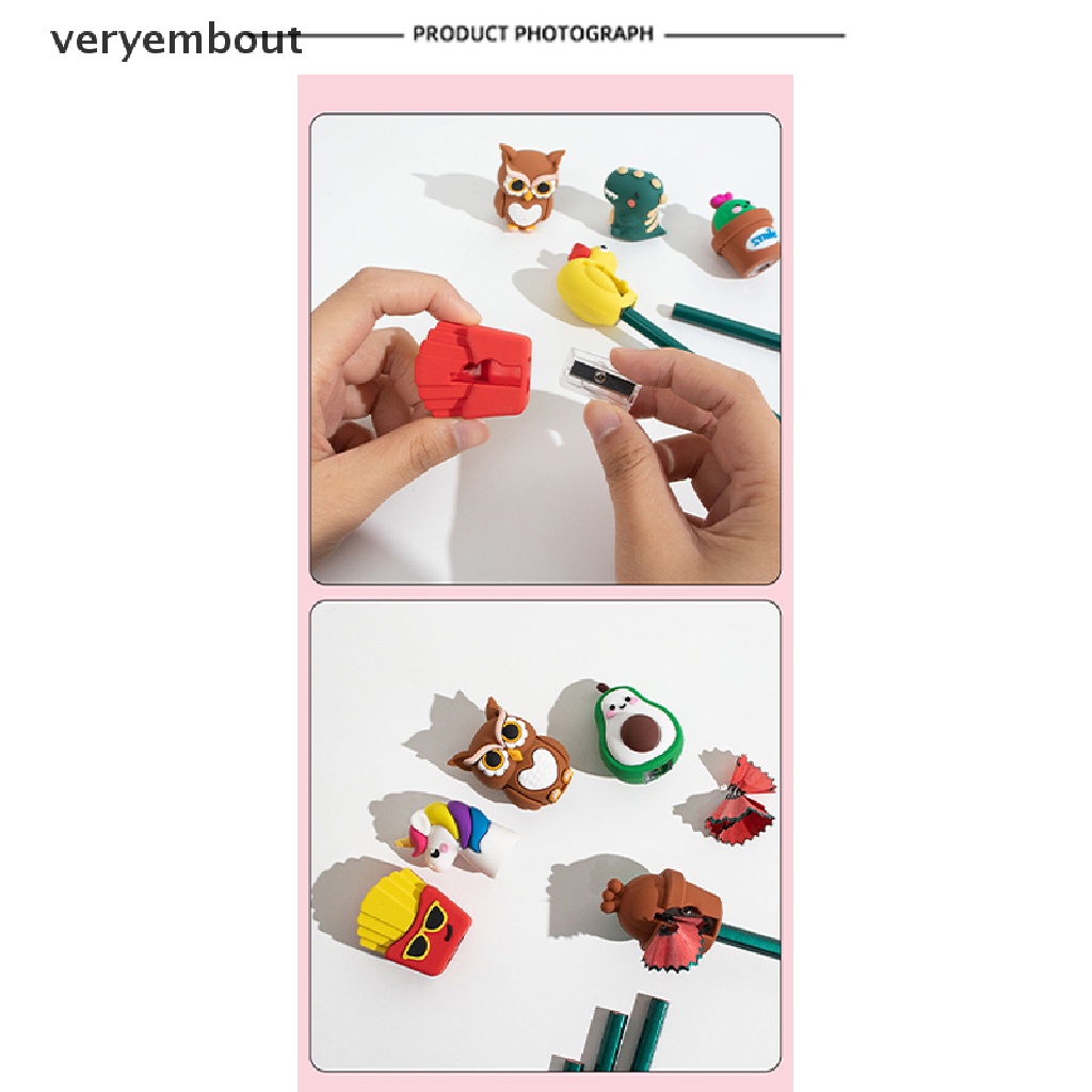 Đồ Chuốt Bút Chì Hình Động Vật 3D Dễ Thương