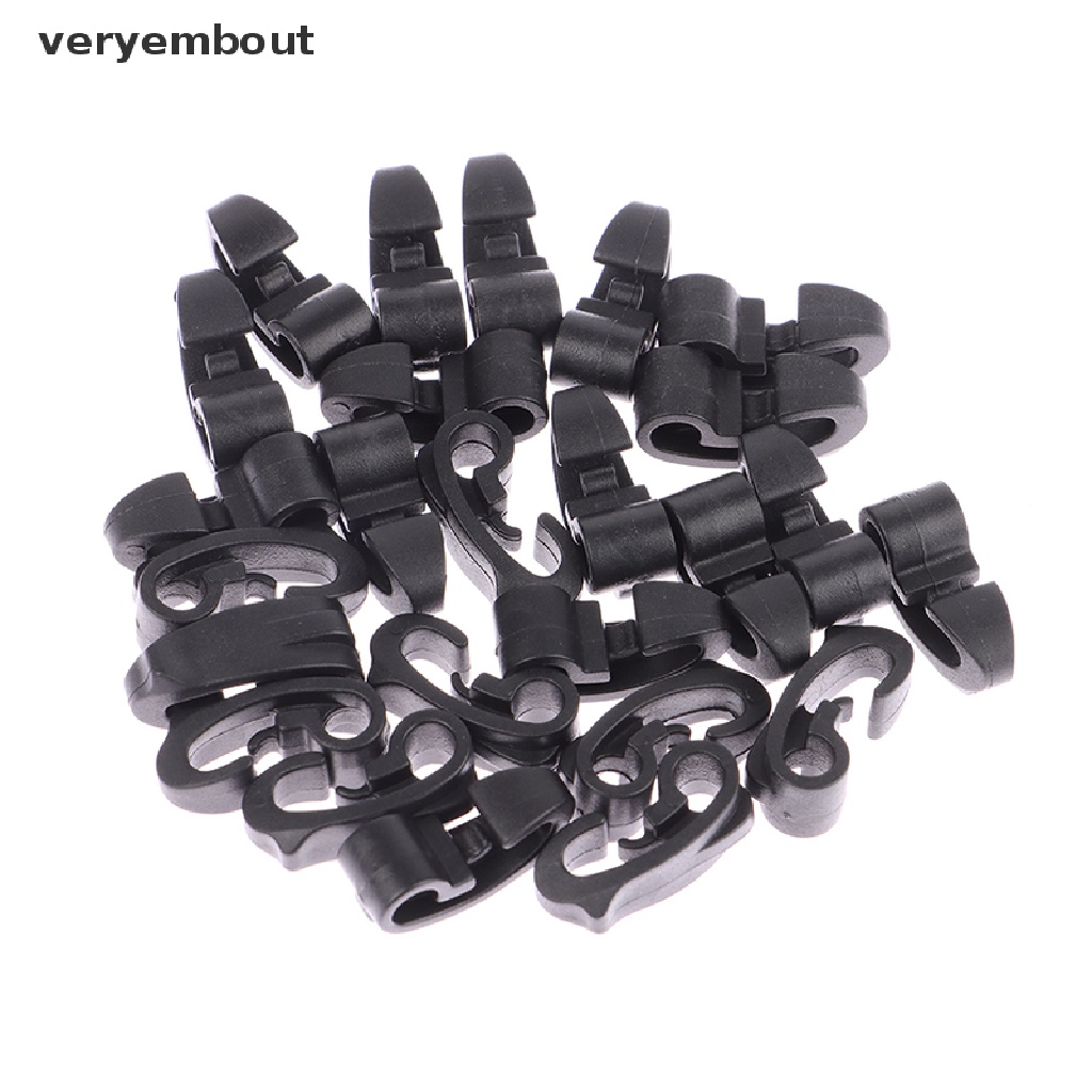 Set 25 Kẹp Nhựa Buộc Dây Cáp Tiện Dụng