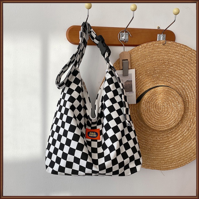 Túi Xách Canvas Sức Chứa Lớn Dây Khóa Kéo Tùy Chỉnh Thời Trang Cho Nữ