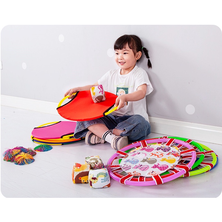 Đồ Chơi Lò Xo Ném Bóng Co Giãn Vui Nhộn Cho Bé Mẫu Giáo