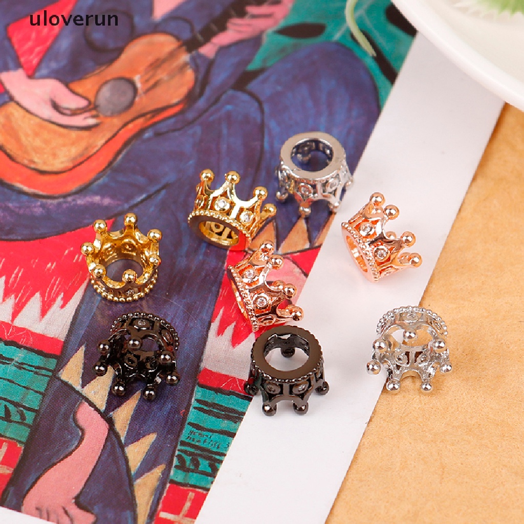 Set 2 Vương Miện Kim Loại Mini Tỉ Lệ 1: 12 Trang Trí Nhà Búp Bê vn