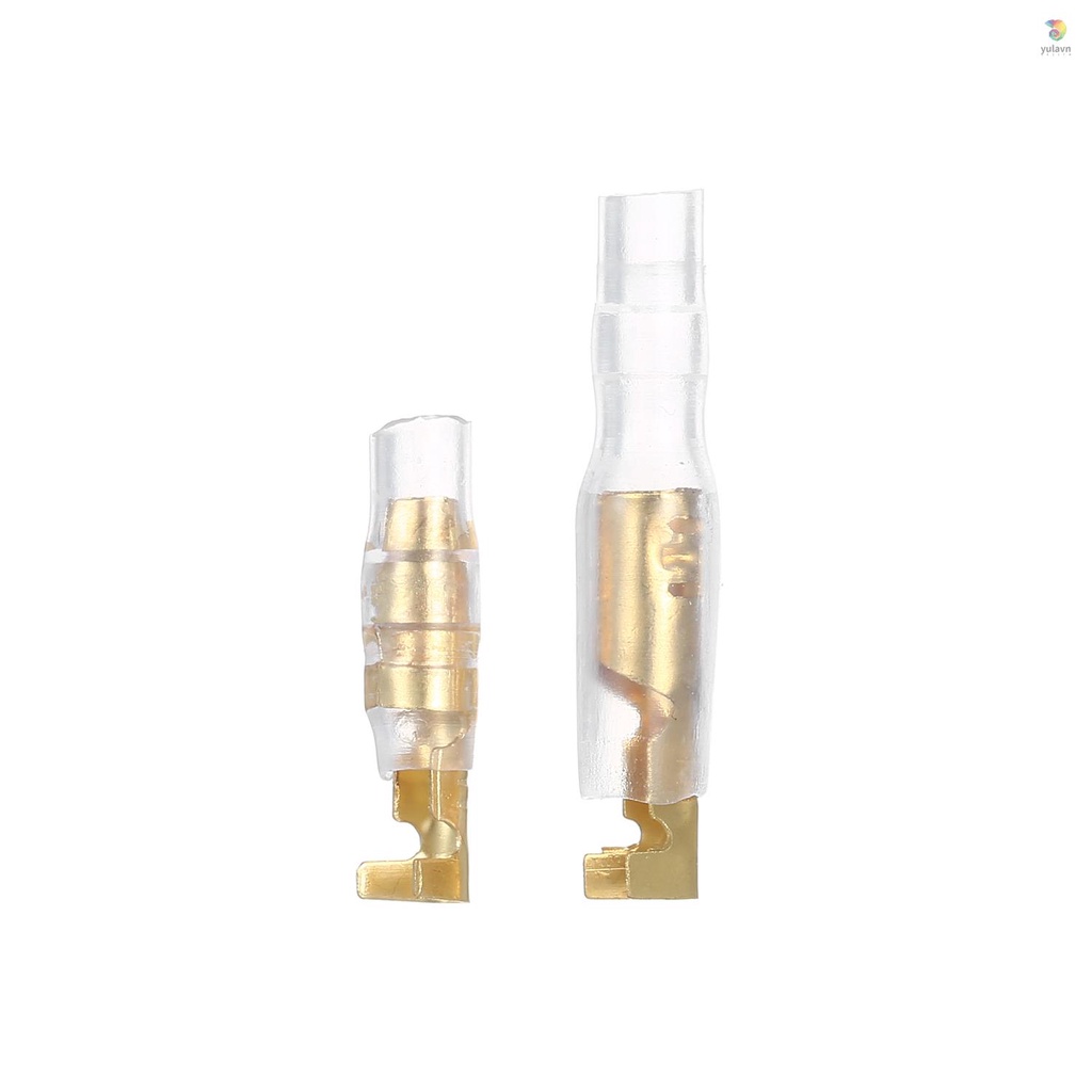 Set 200 Đầu Nối Dây Điện Cách Điện 4.0Mm Cho Xe Hơi Xe Tải Xe Máy