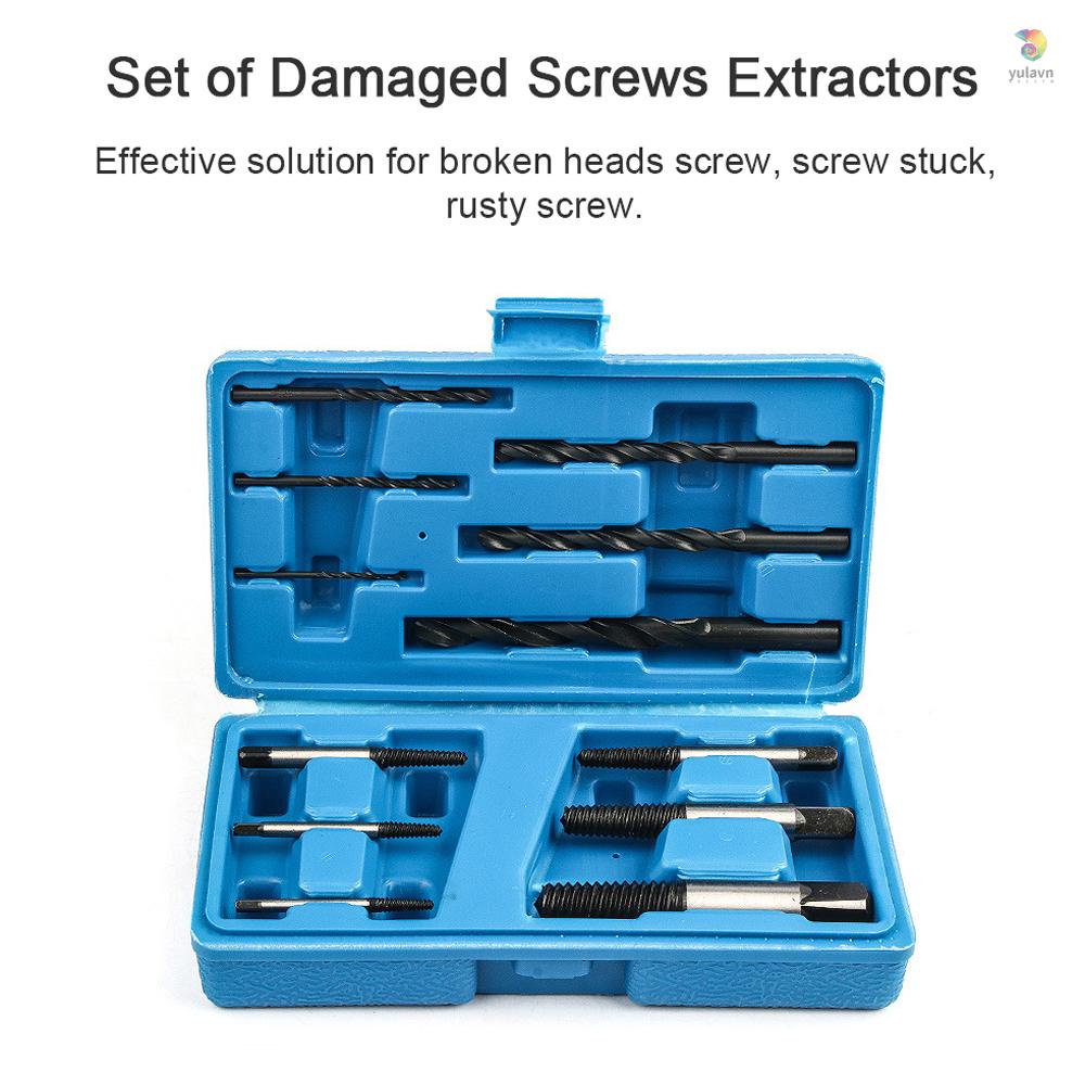 Bộ 12 Dụng Cụ Tháo Ốc Vít Gãy Bằng Tay