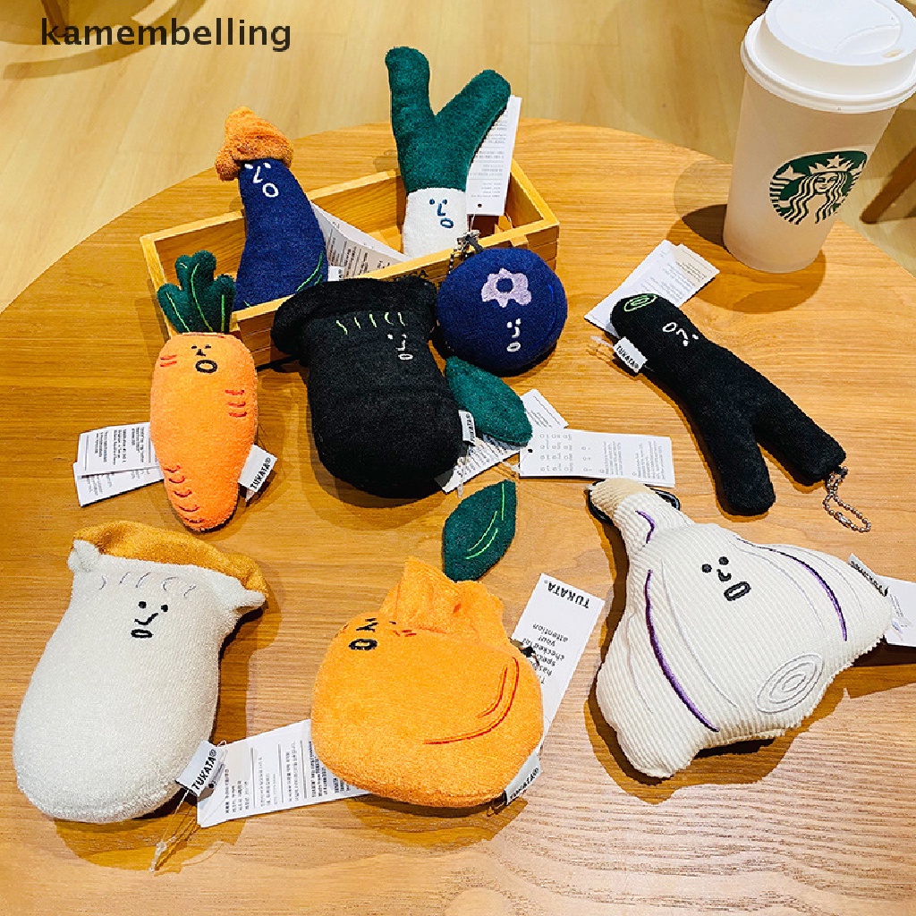 Kamembelling Đồ Chơi Nhồi Bông Thủ Công Hình Chú Chó Béo Scallions Tỏi / Nấm Dễ Thương Dùng Làm Móc Khóa / Quà Tặng Sinh