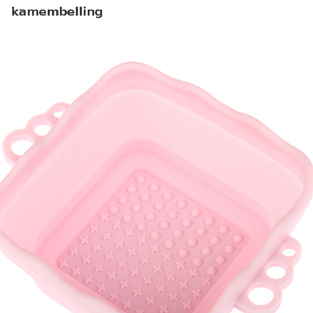 Kamembelling Miếng Silicone Vệ Sinh Cọ Trang Điểm Gấp Gọn Tiện Lợi