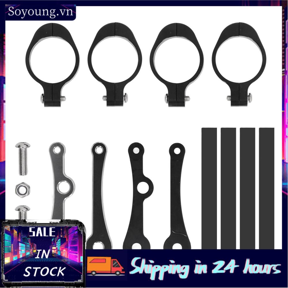 Soyoung Fork Headlight Clamp  Enhance Appearance Durable Mount Bracket Easy To Install Stable Aluminium for Motorcycle