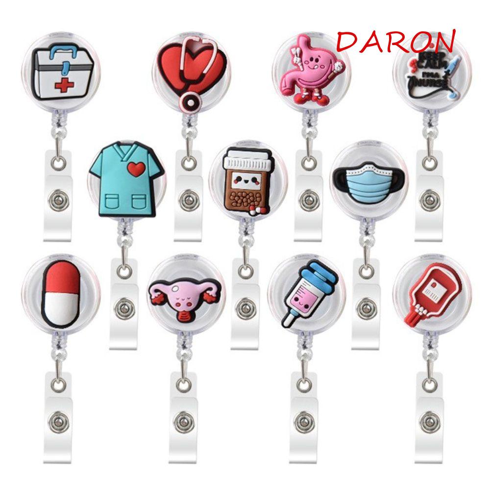 Túi Đựng Thẻ ID Đeo Trước Ngực In Hoạt Hình Dễ Thương Có Thể Thu Gọn