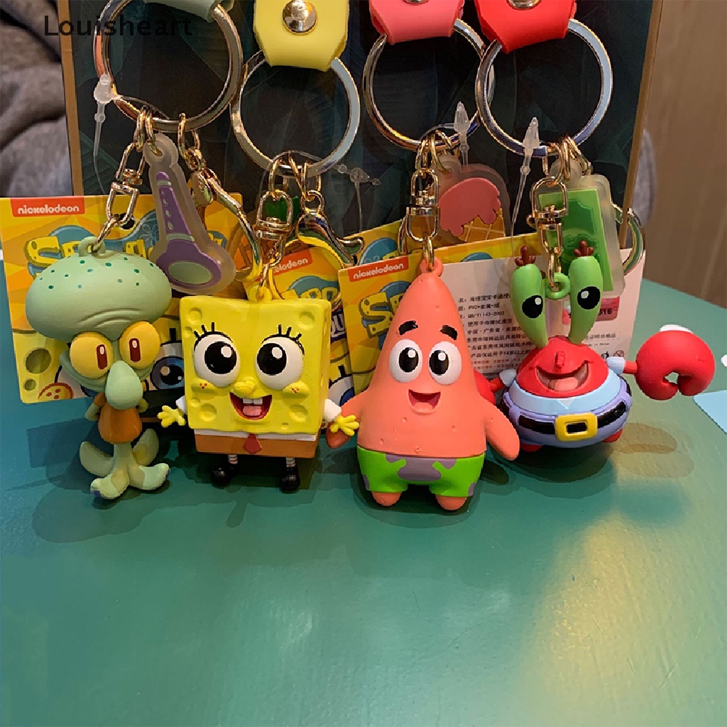 Louisheart Móc Khóa Hình SpongeBob SquarePants Dễ Thương TFG
