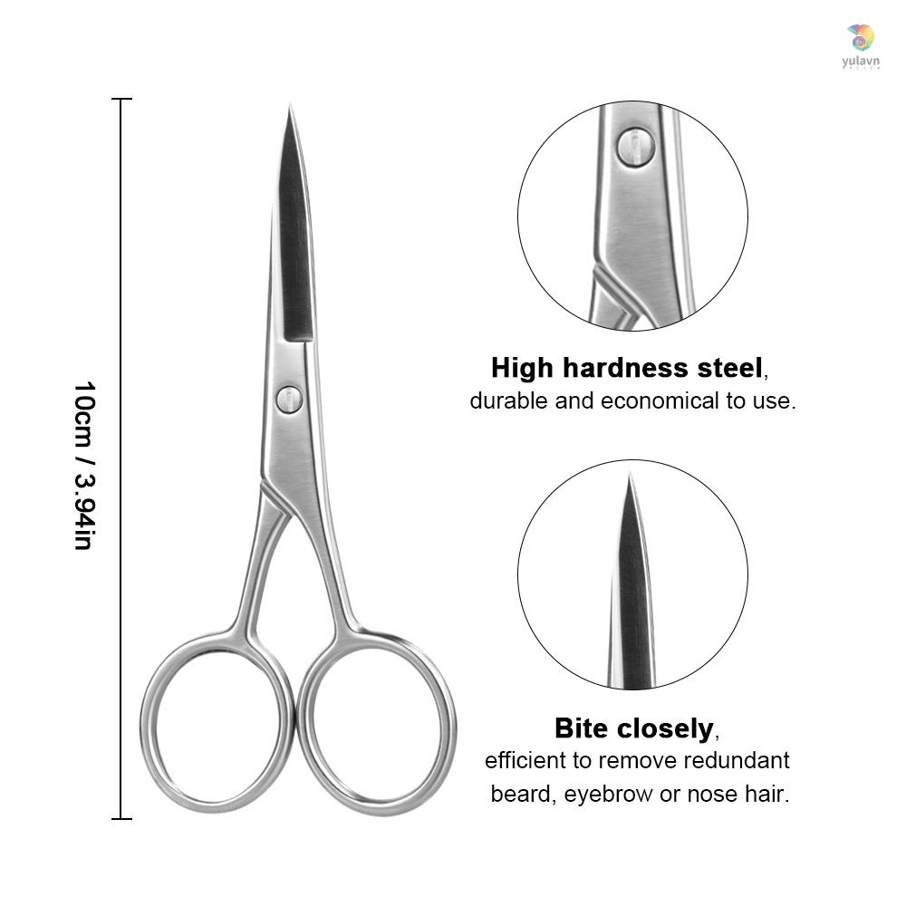 Kéo Cắt Tỉa Lông Mày / Râu Mini Bằng Thép Không Gỉ