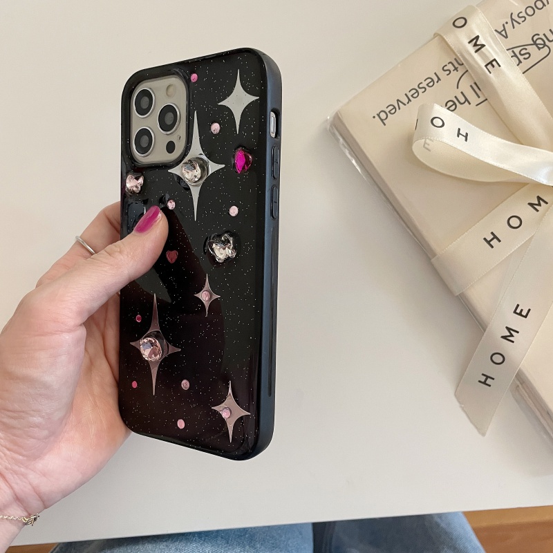 Ốp Điện Thoại Đính Đá 3D Cho iPhone 11 12 12Pro 14Promax 13 13Pro 13promax 14 12promax 14Pro iPhone13promax