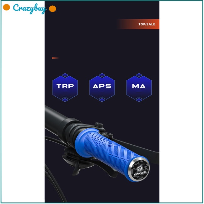 Cr Bọc Tay Lái Xe Đạp Leo Núi Bằng Cao Su Chống Trượt Tiện Dụng