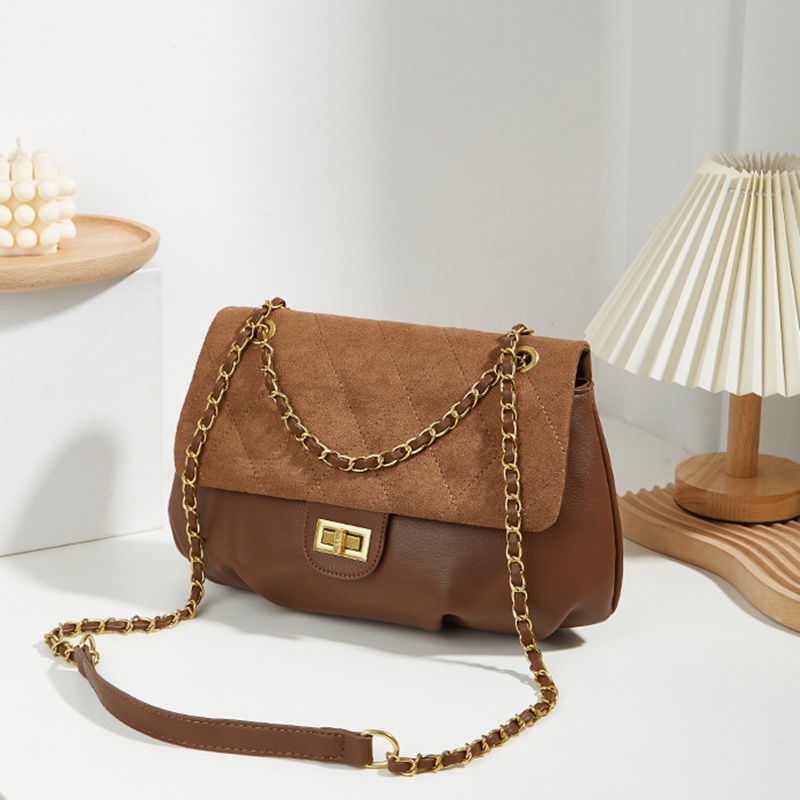 Túi Đeo Chéo Vai Bằng Da Kiểu Hình Học Thời Trang Sành Điệu Cho Nữ