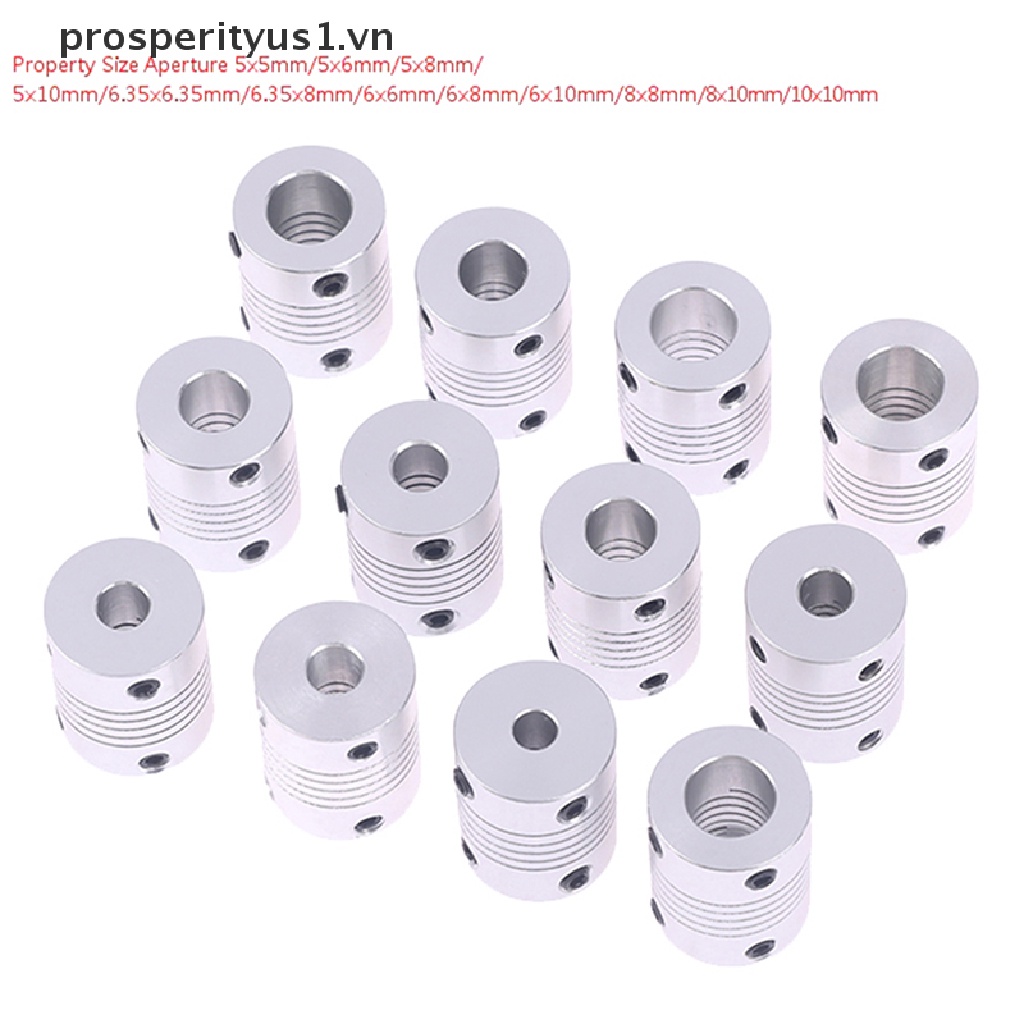 Cặp Khớp Nối Linh Hoạt D19L25 Bằng Nhôm Cho Động Cơ Bước Máy In 3D prosperityus1