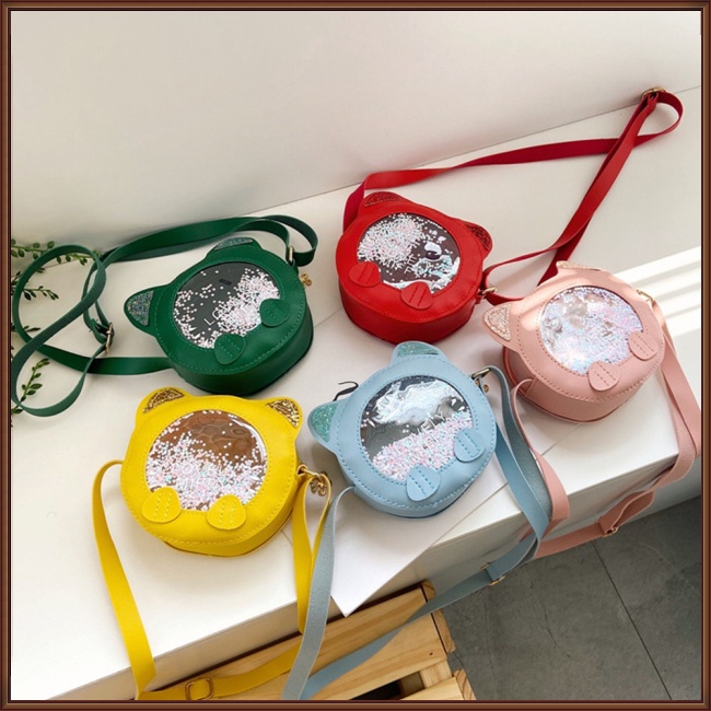 Túi Đeo Chéo Mini Họa Tiết Hoạt Hình Dễ Thương Cho Bé Gái