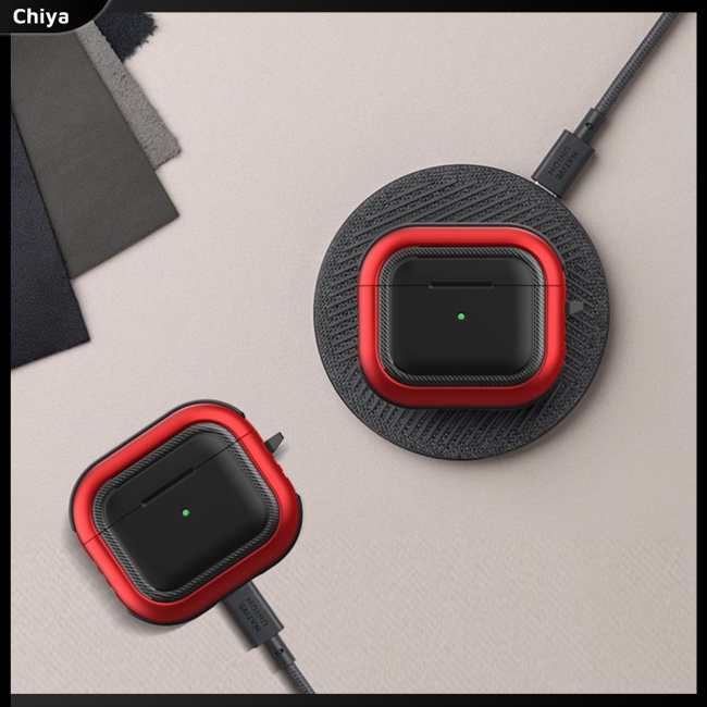 Vỏ Bảo Vệ Hộp Sạc Tai Nghe Airpods3 Không Dây Chống Bụi Chống Trầy Kèm Móc Khóa