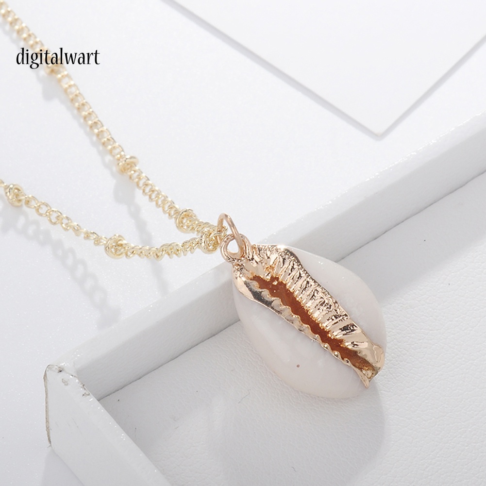 Kỹ Thuật Số| Vòng cổ Mặt Hình Vỏ Sò Thời Trang Dành Cho Nữ