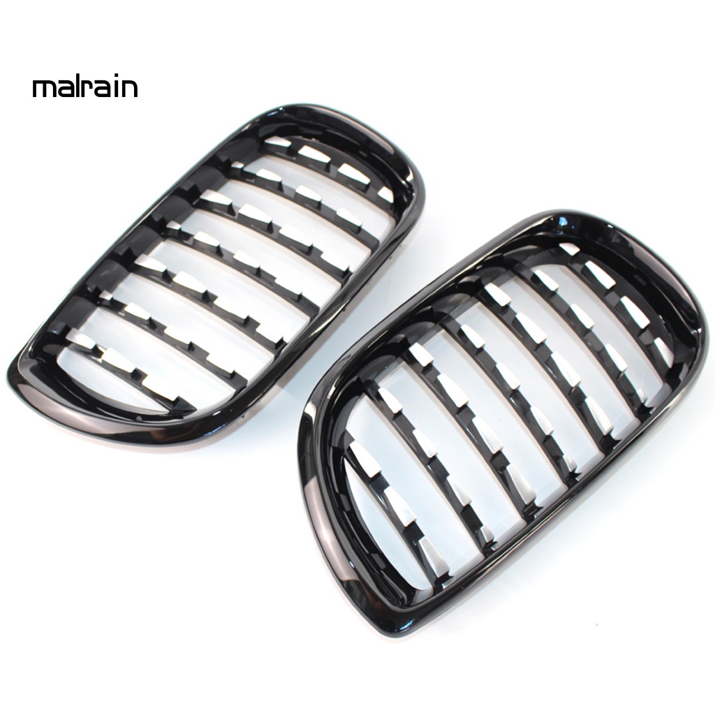 Set 2 Lưới Tản Nhiệt Phía Trước Trái Phải ABS Cho Xe Hơi 51132158542 51132158543 Cho BMW 3 Series E46 4 Cửa 2002-2005