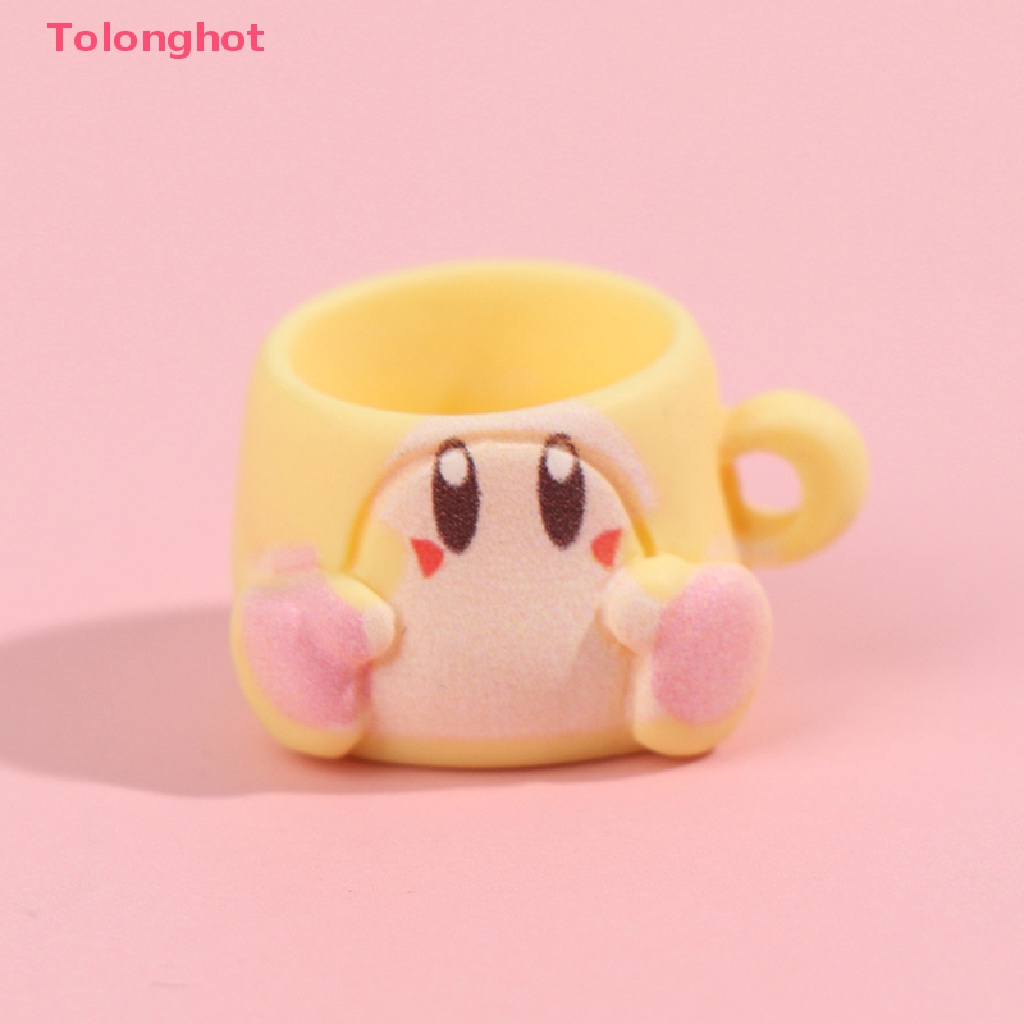 Set 5 Ly Nước Bằng Nhựa Resin Họa Tiết Hoạt Hình Cho Nhà Búp Bê 1 / 12